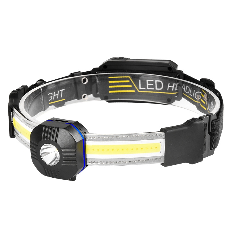 LED 헤드 라이트 램프 XPG + COB 모션 밝은 헤드 라이트 램프 USB 충전식 헤드 라이트 낚시 실행 및 캠핑에 대 한